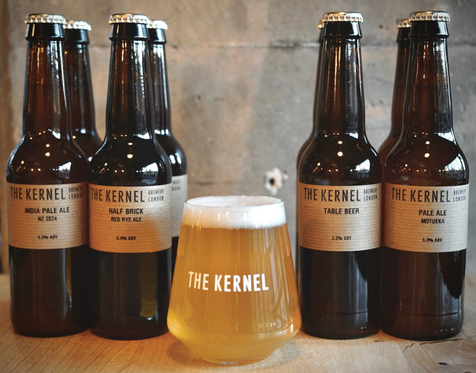 Gift Box - Hoppy Edition + Branded Glass (8 x 330ml & Glass) - The kernel